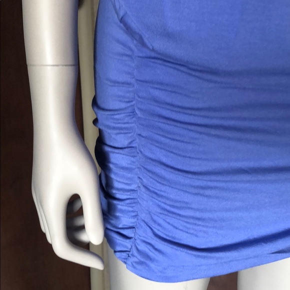 MODA periwinkle one-sleeved dress - Picture 2 of 3